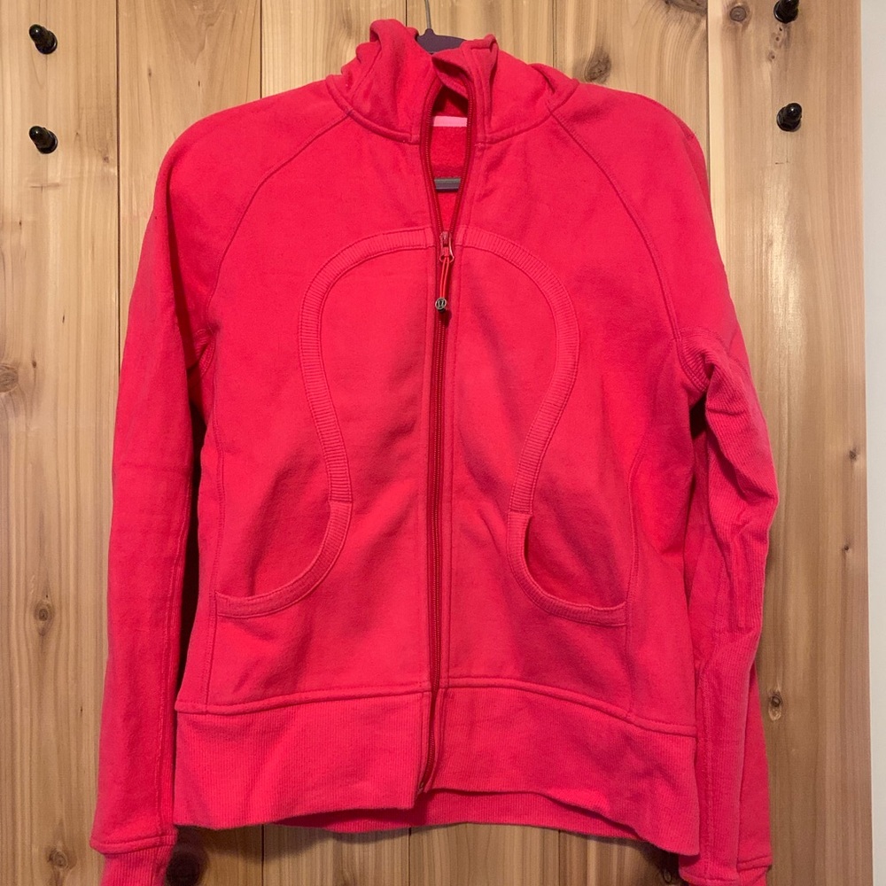 Lululemon hot pink scuba hoodie